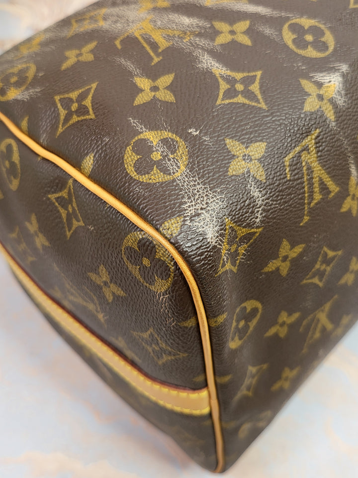 Louis Vuitton Monogram Speedy 35 Bandouliere