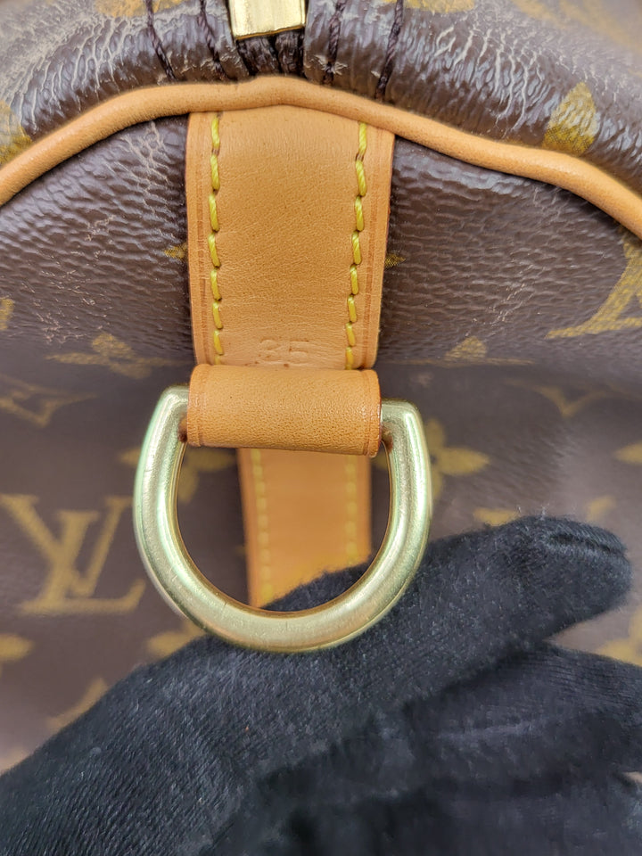 Louis Vuitton Monogram Speedy 35 Bandouliere