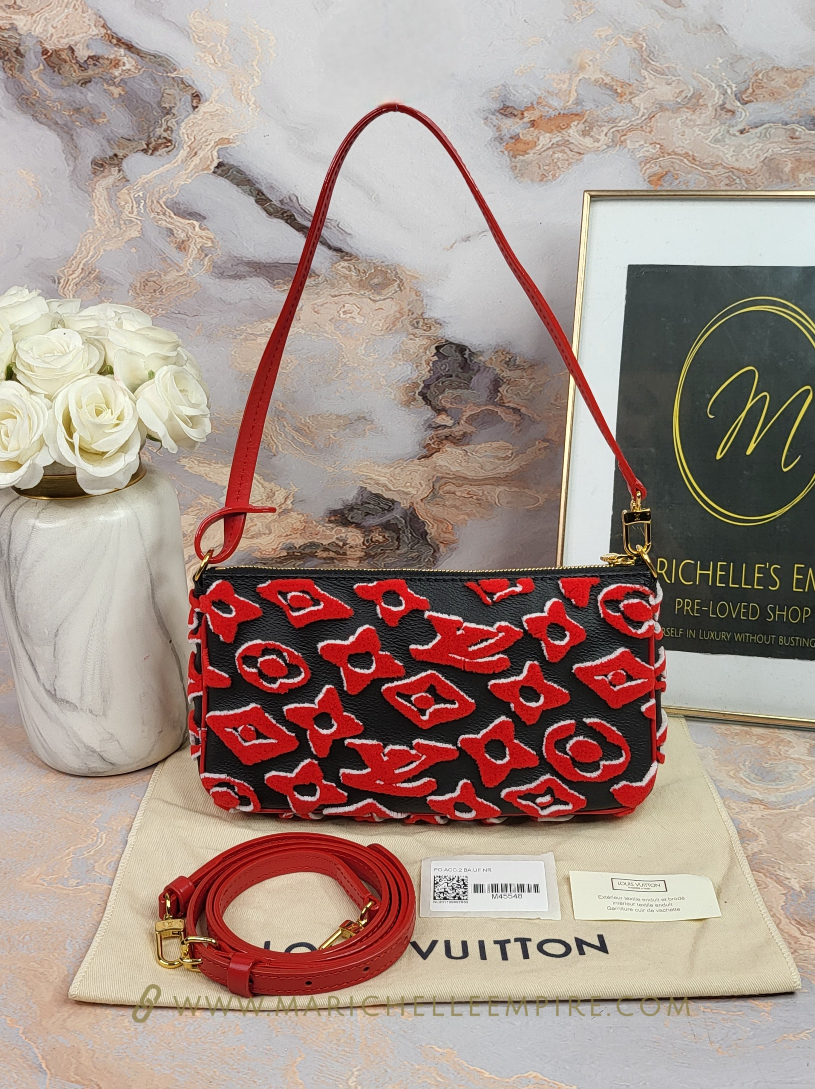 Louis Vuitton X UF Tufted Pochette Accessories – Marichelle's Empire