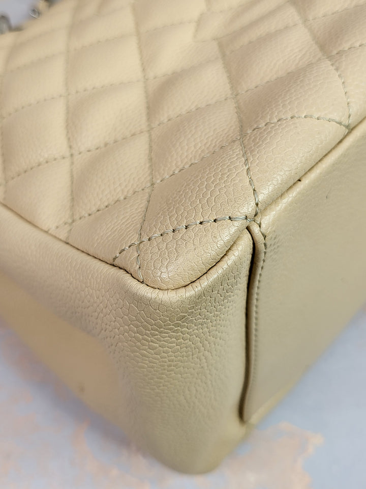 Chanel Caviar Beige Grand Shopping Tote (GST)