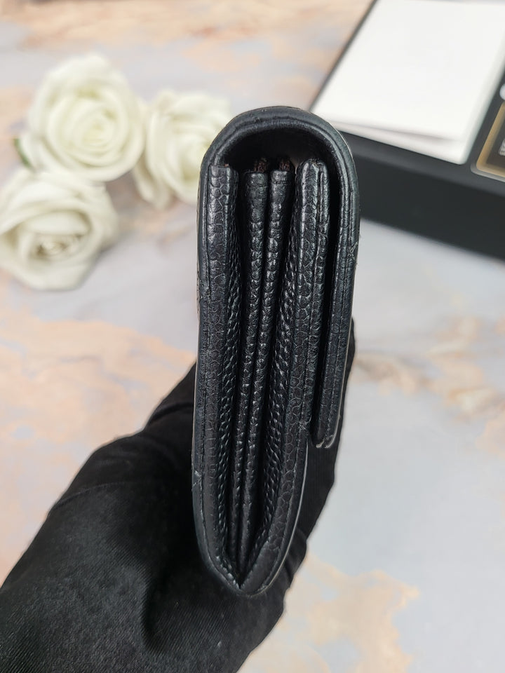 Chanel Caviar Long Wallet