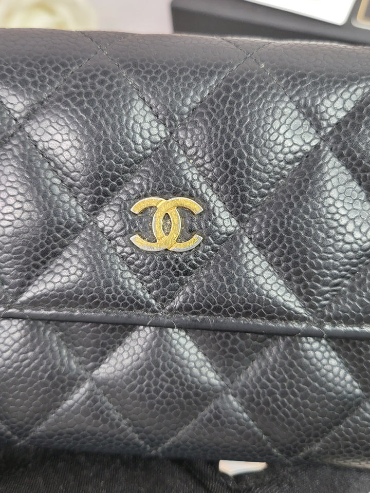 Chanel Caviar Long Wallet