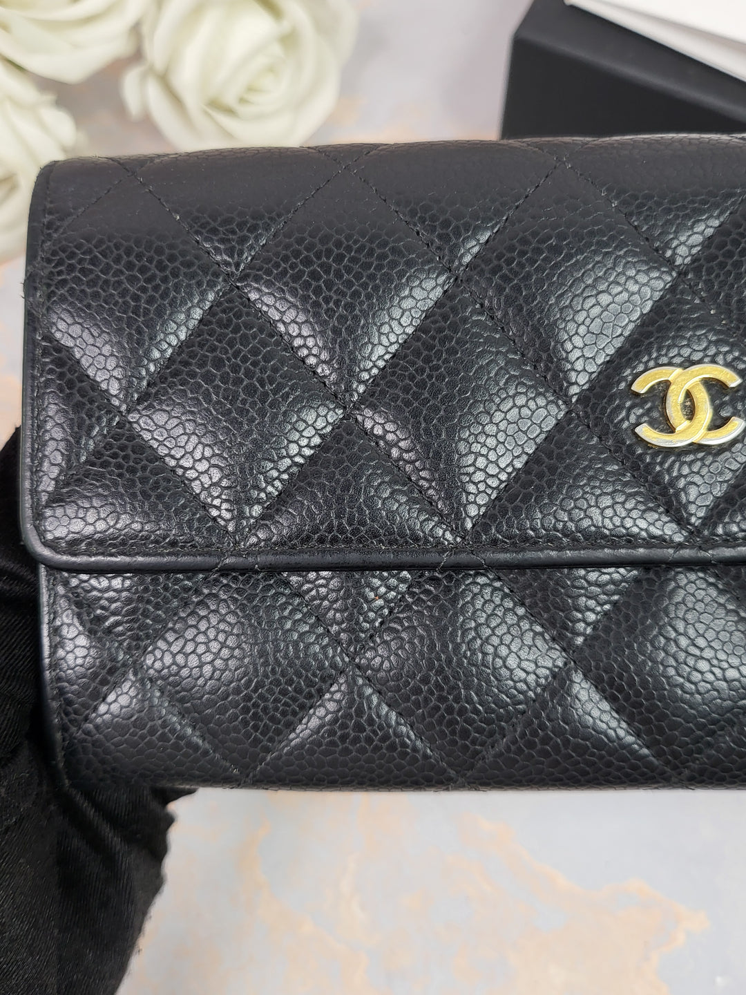 Chanel Caviar Long Wallet