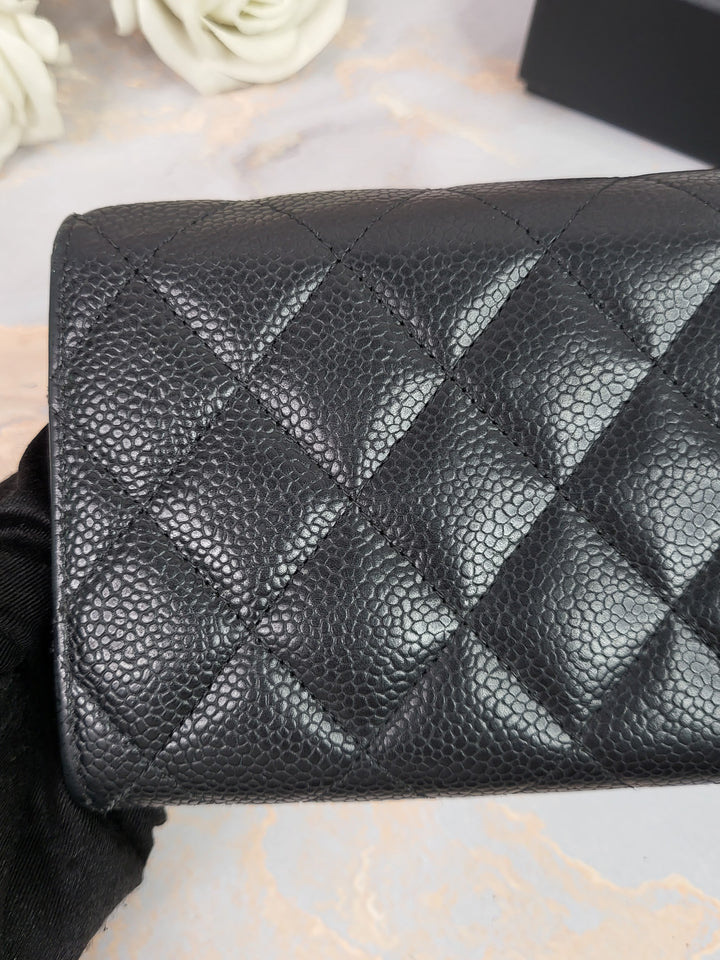 Chanel Caviar Long Wallet