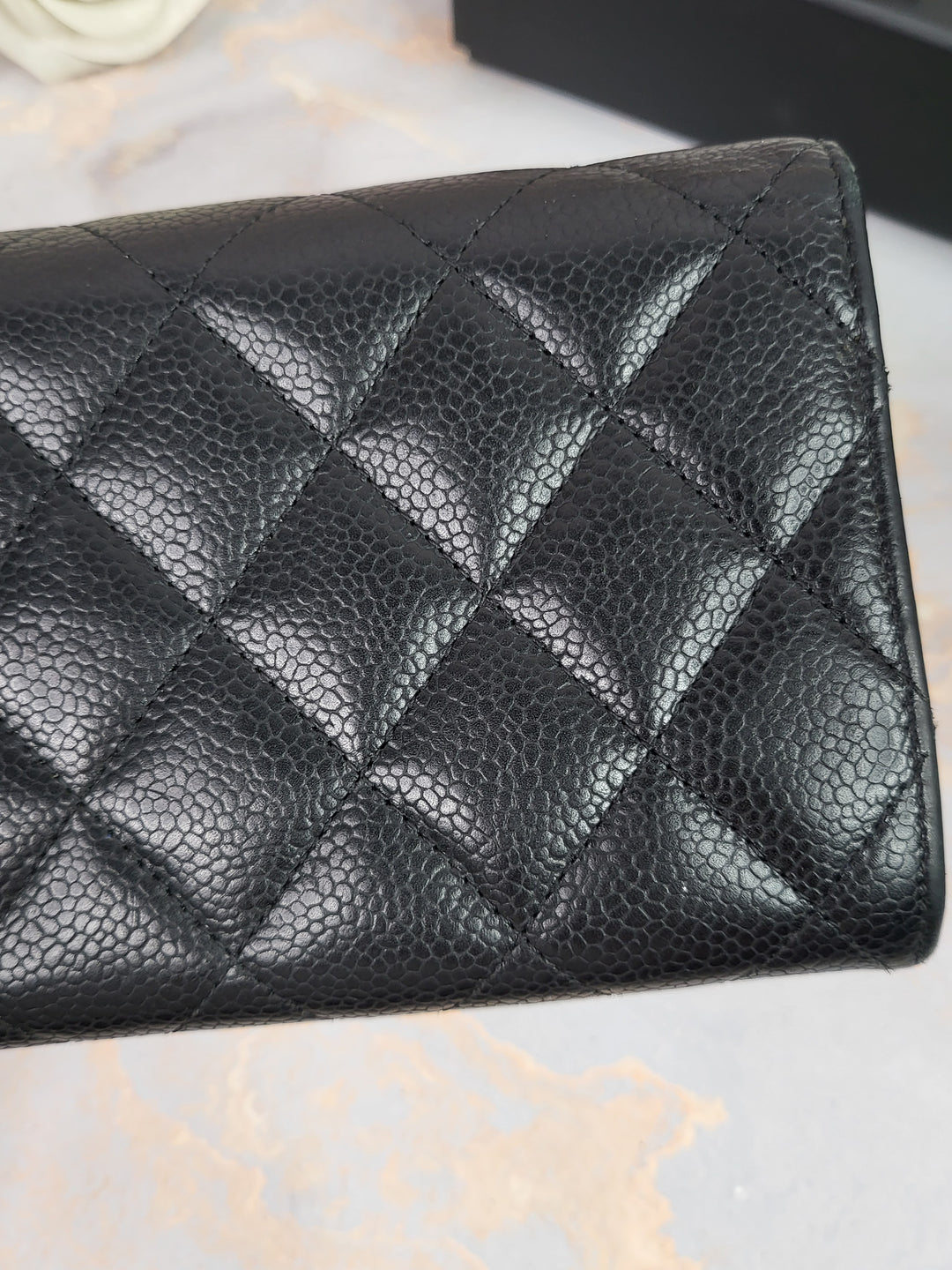 Chanel Caviar Long Wallet