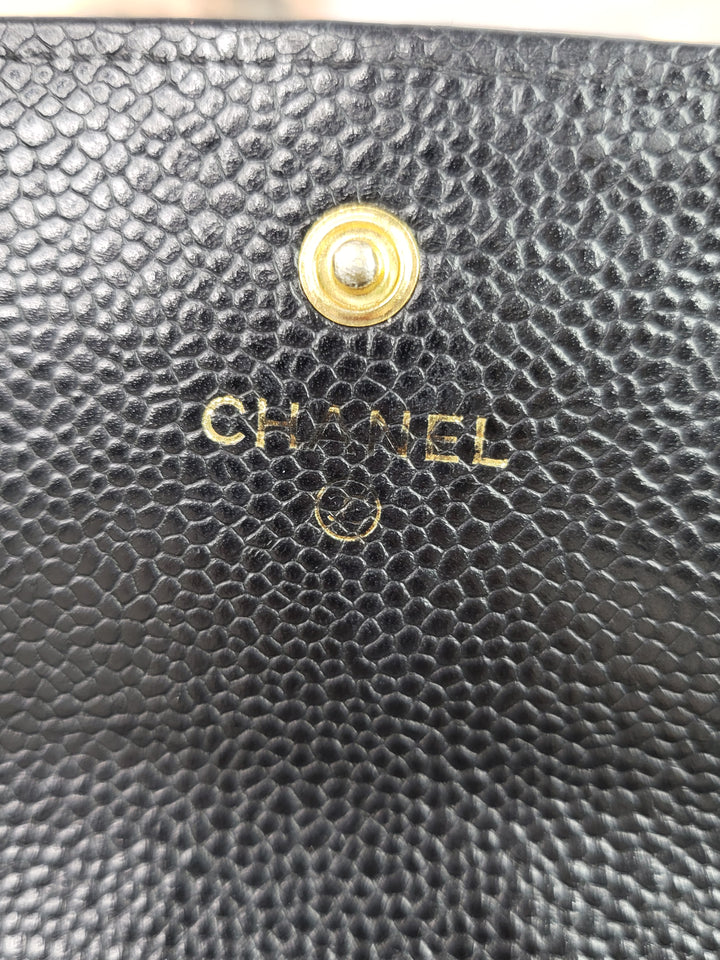 Chanel Caviar Long Wallet