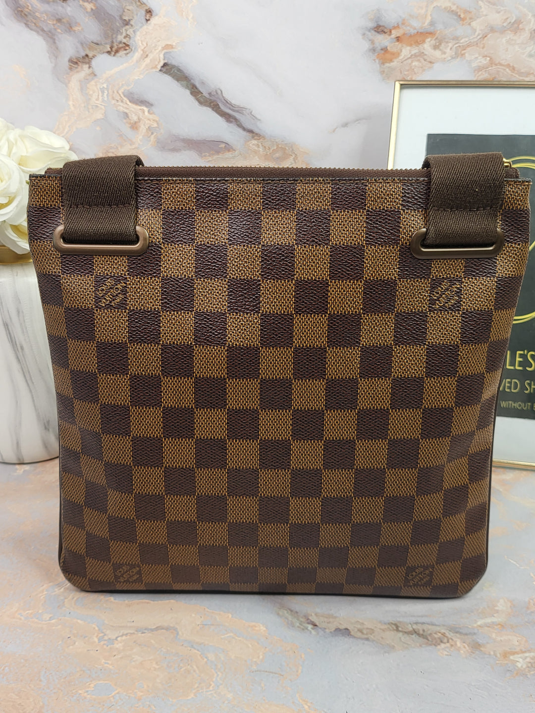 Louis Vuitton Damier Ebene Flat Brooklyn