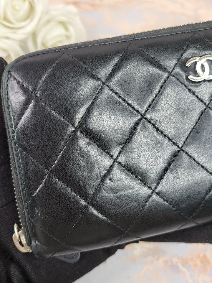 Chanel Lambskin Zippy Wallet