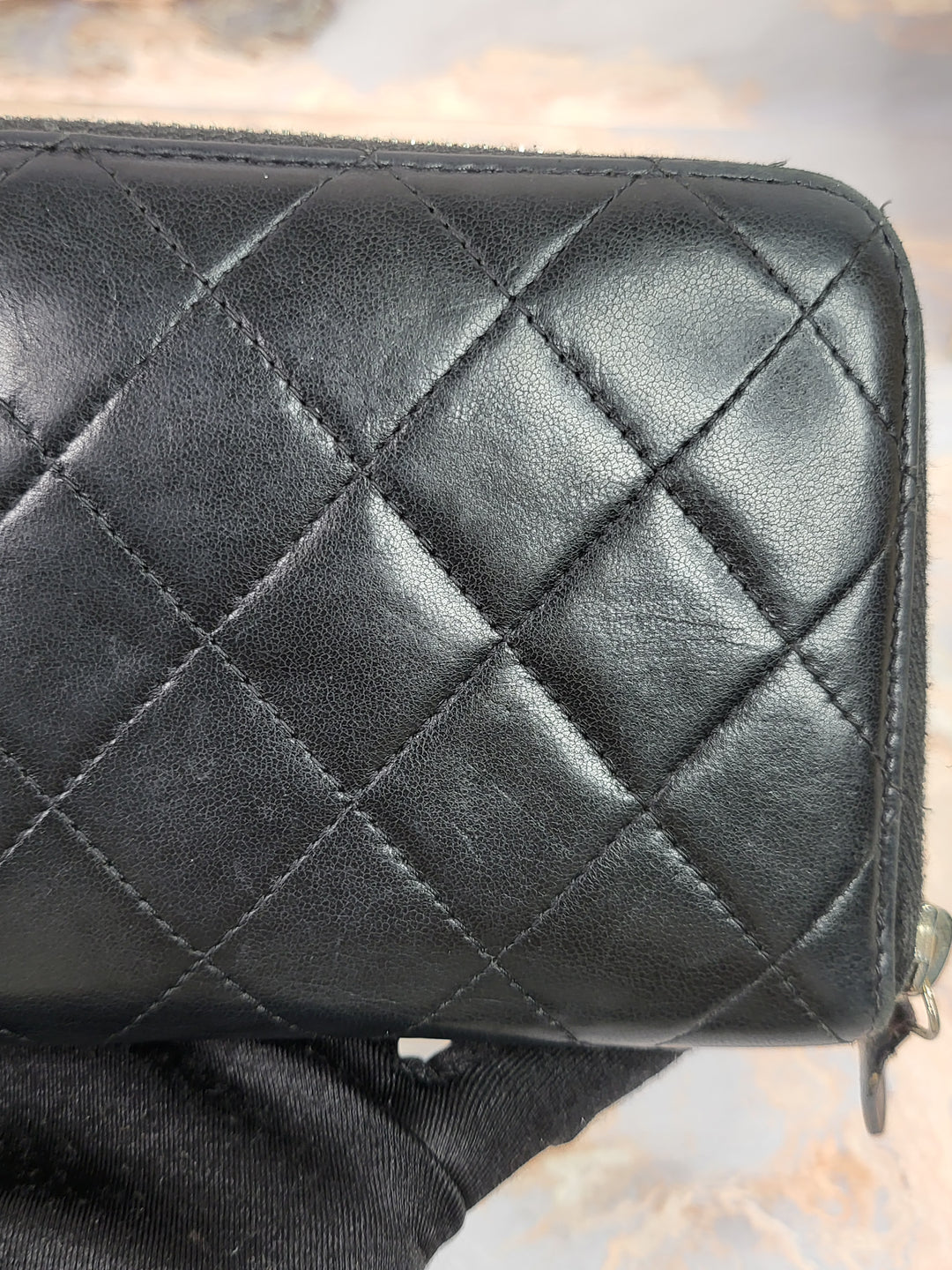 Chanel Lambskin Zippy Wallet