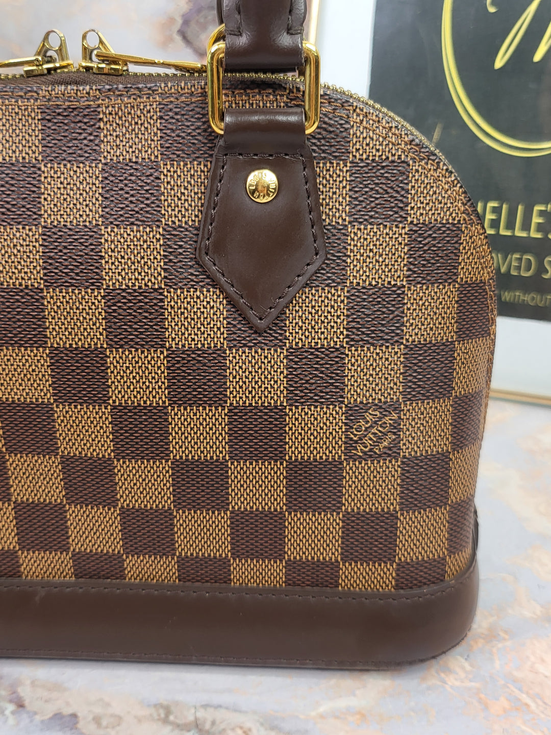 Louis Vuitton Damier Ebene Alma BB