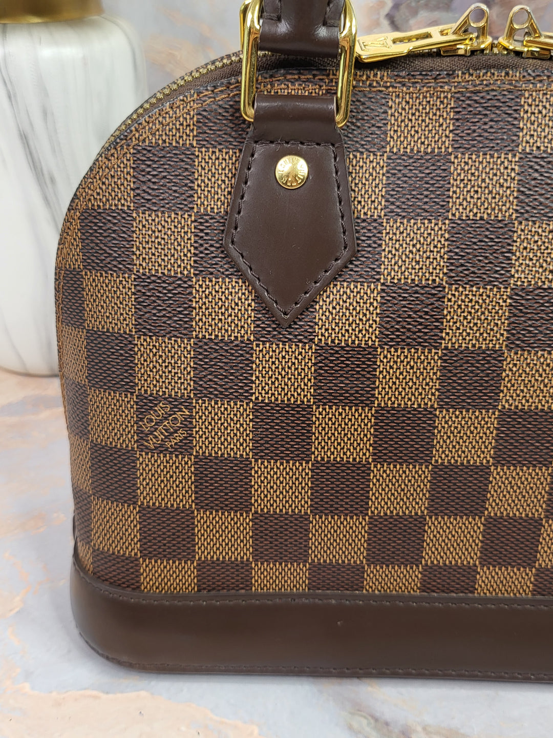 Louis Vuitton Damier Ebene Alma BB