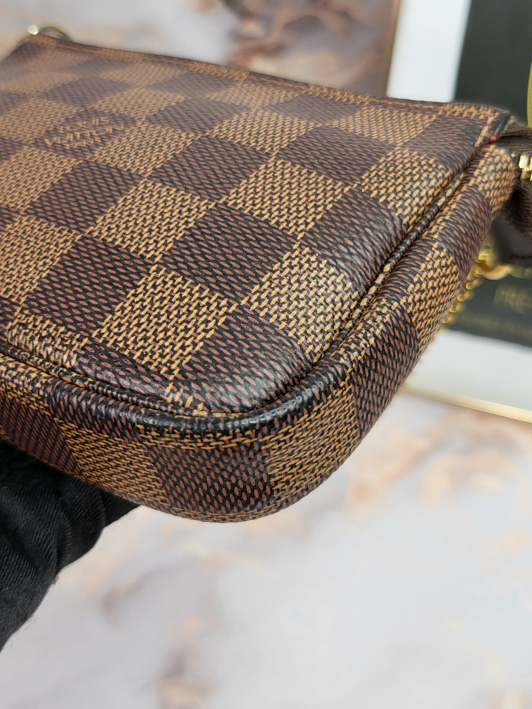 Louis Vuitton Damier Ebene Mini Pochette Accessories