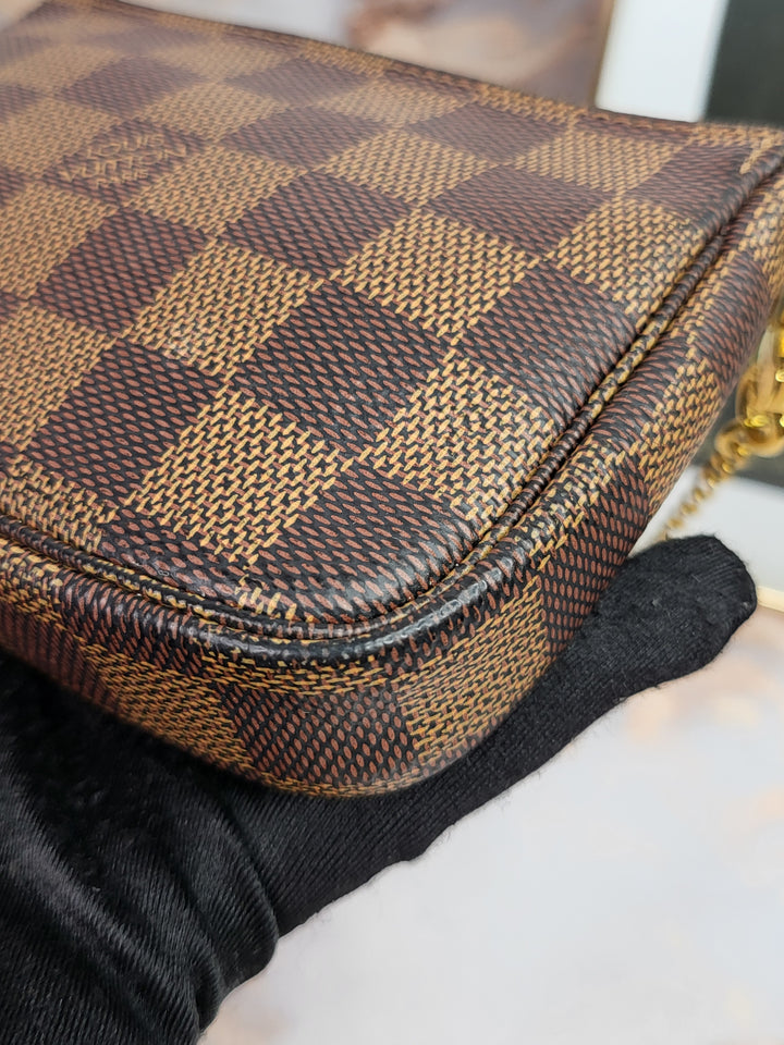 Louis Vuitton Damier Ebene Mini Pochette Accessories