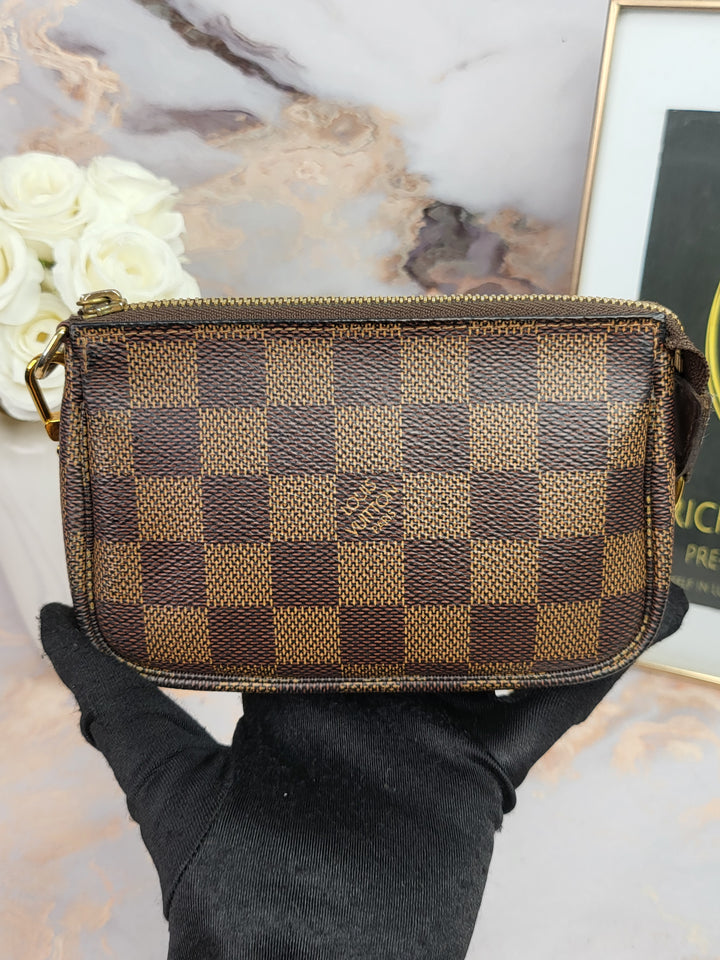 Louis Vuitton Damier Ebene Mini Pochette Accessories