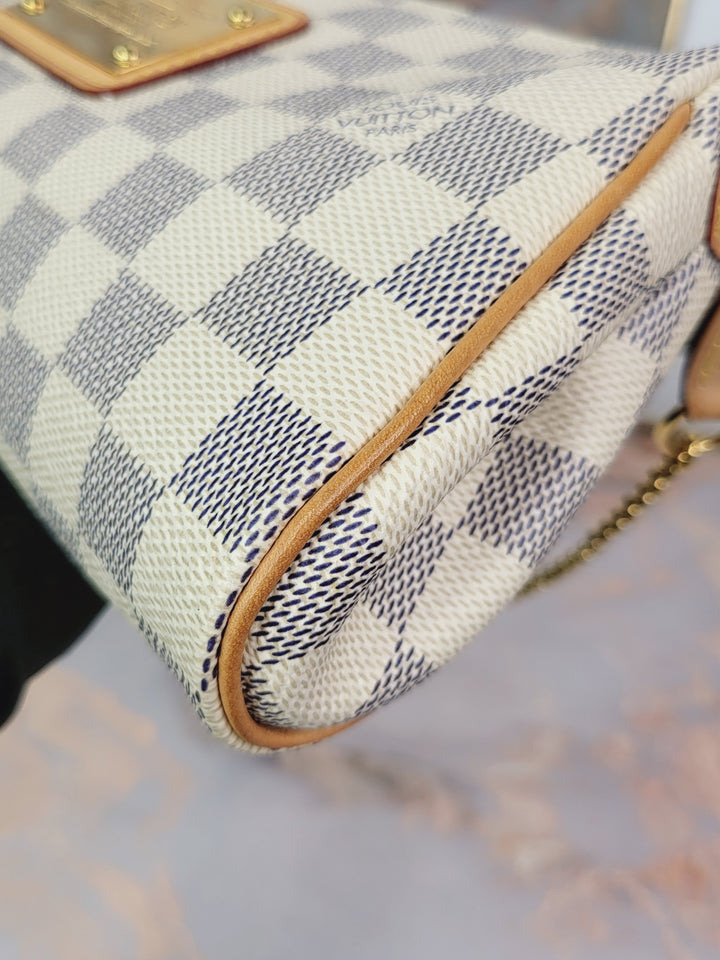 Louis Vuitton Damier Azur Eva Clutch