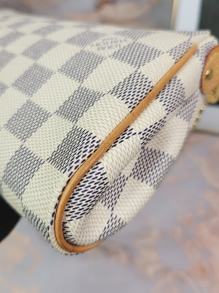 Louis Vuitton Damier Azur Eva Clutch