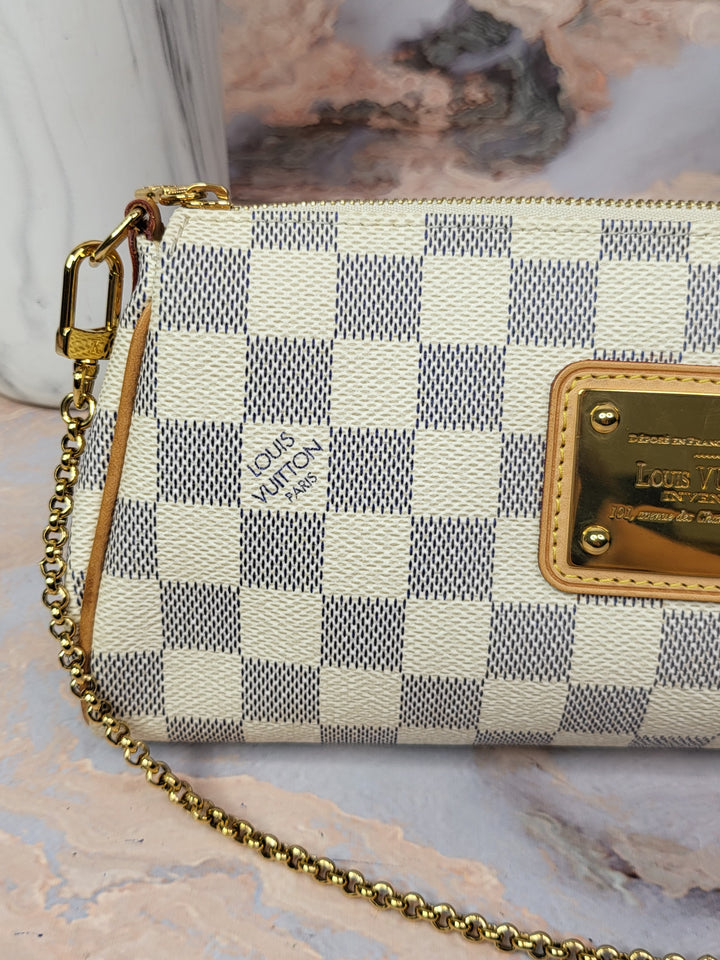 Louis Vuitton Damier Azur Eva Clutch