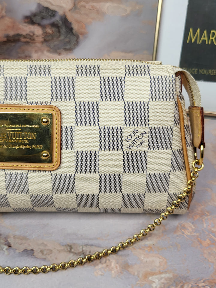 Louis Vuitton Damier Azur Eva Clutch