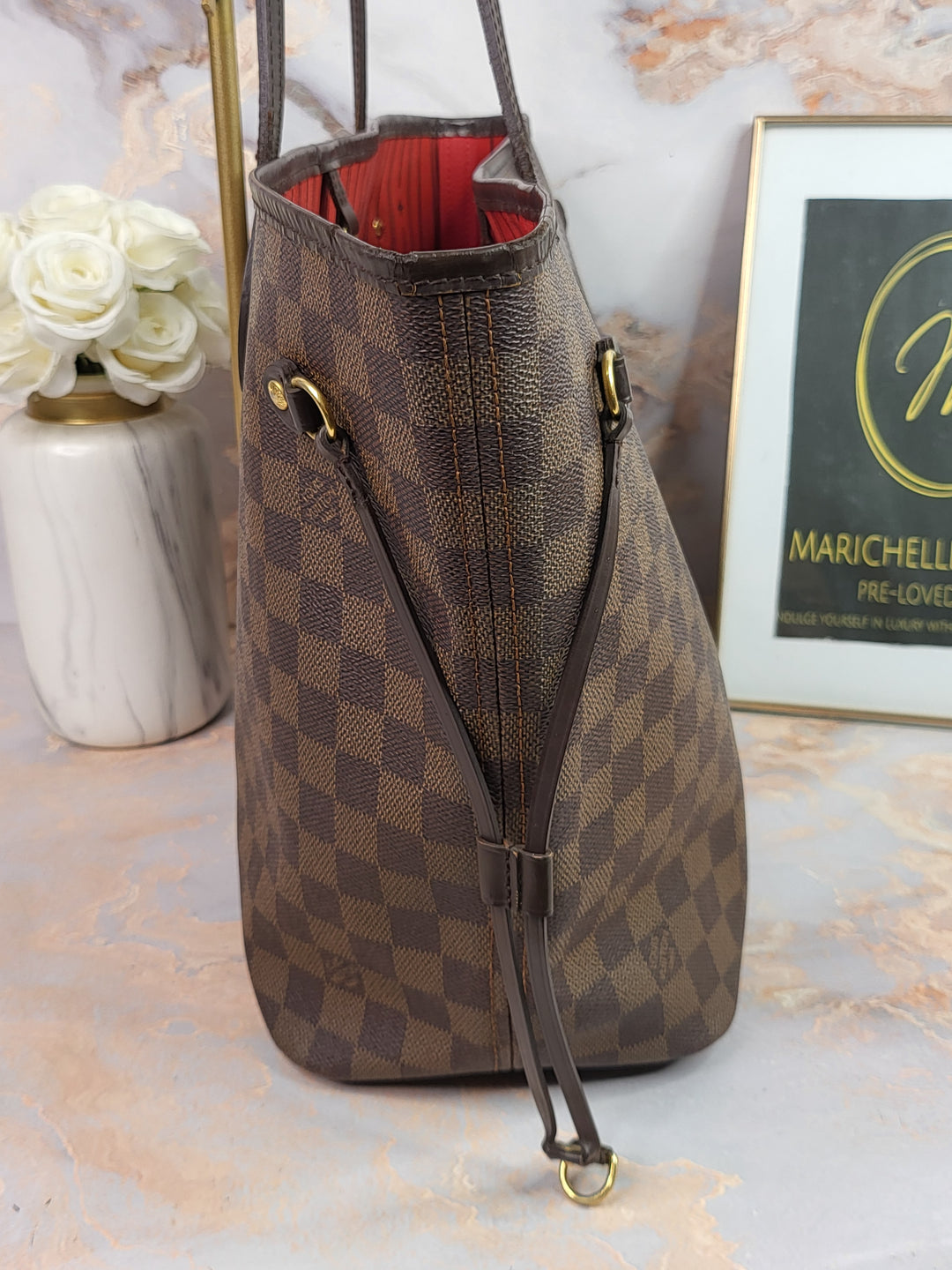 Louis Vuitton Damier Ebene Neverfull MM