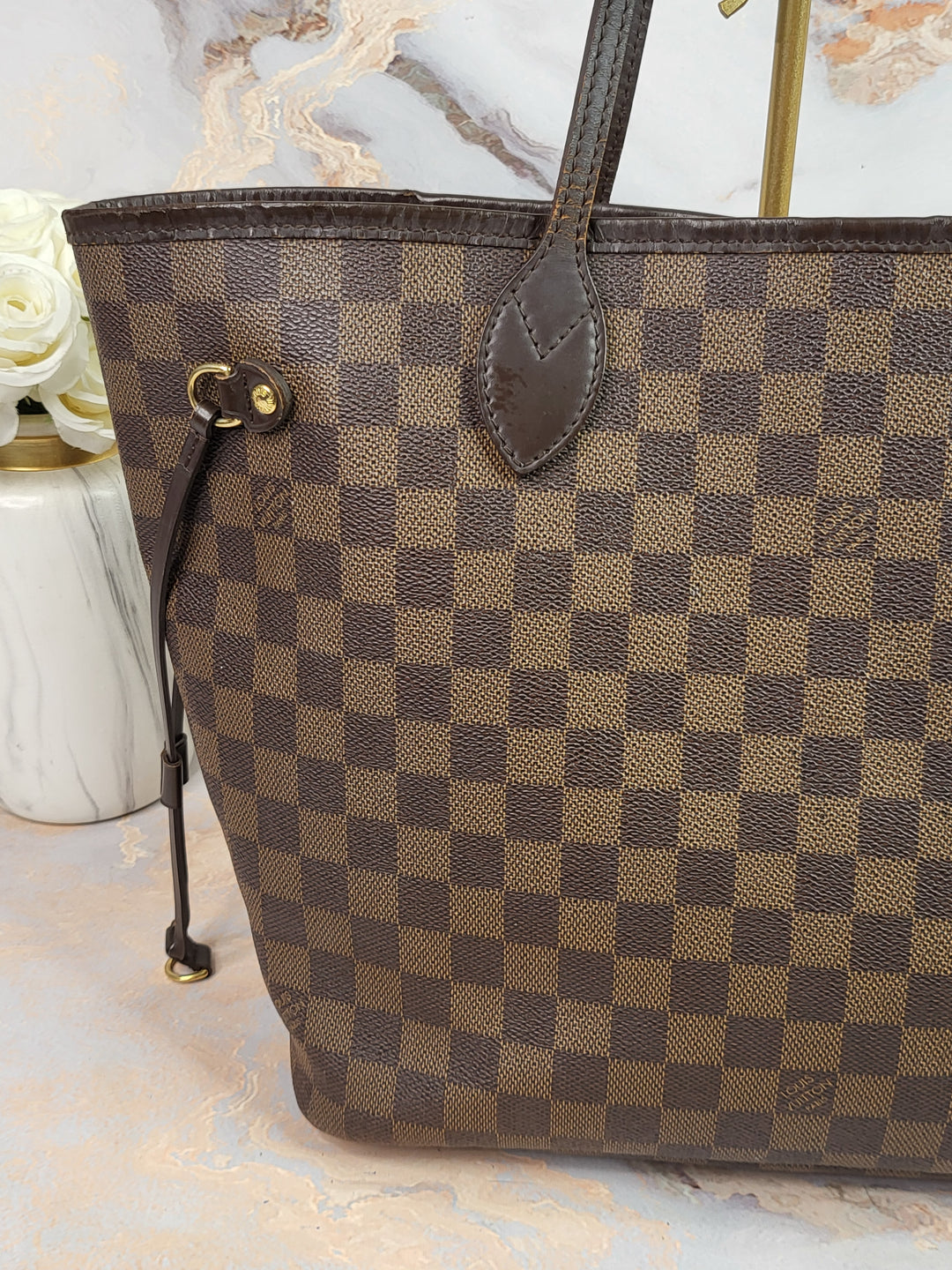 Louis Vuitton Damier Ebene Neverfull MM