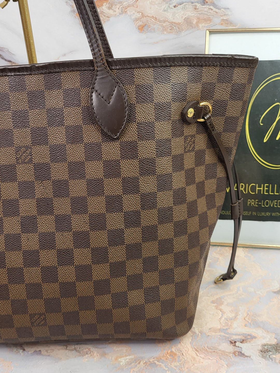 Louis Vuitton Damier Ebene Neverfull MM