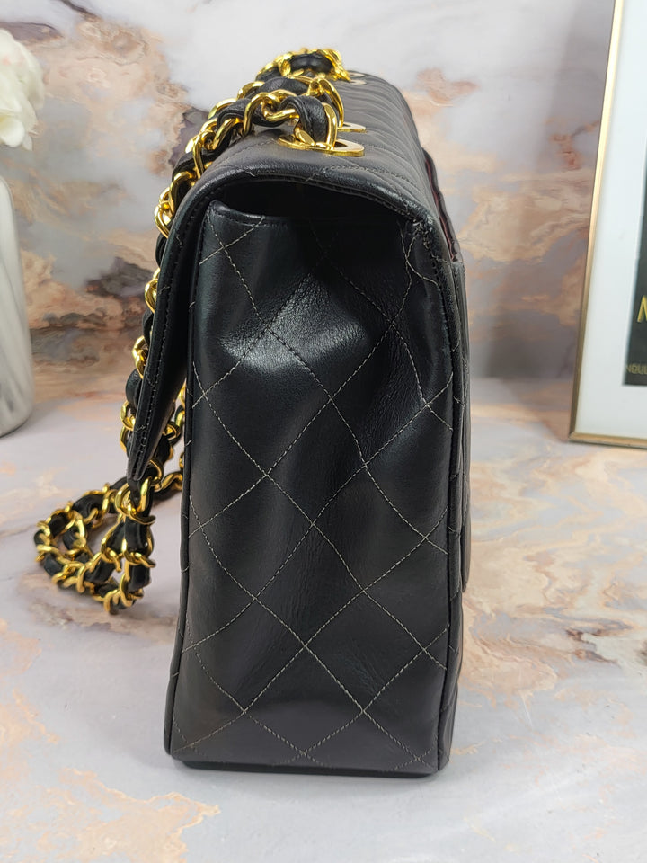 Chanel Lambskin Vintage Maxi Flap