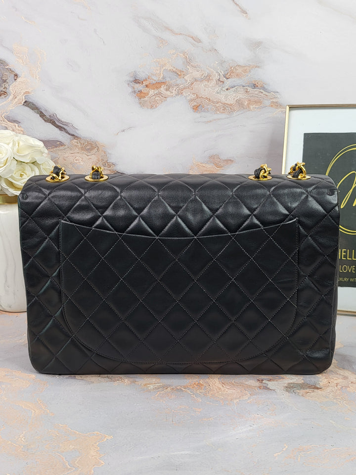 Chanel Lambskin Vintage Maxi Flap