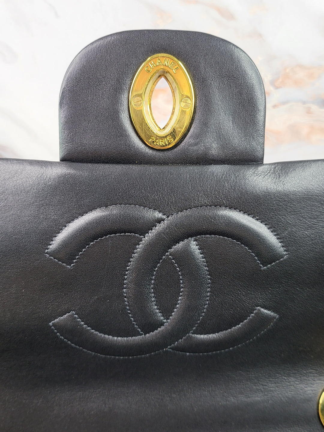 Chanel Lambskin Vintage Maxi Flap