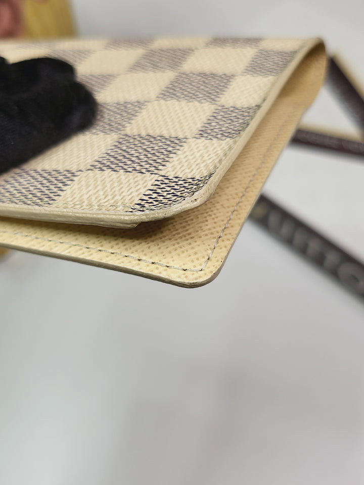 Louis Vuitton Damier Azur Passport Holder