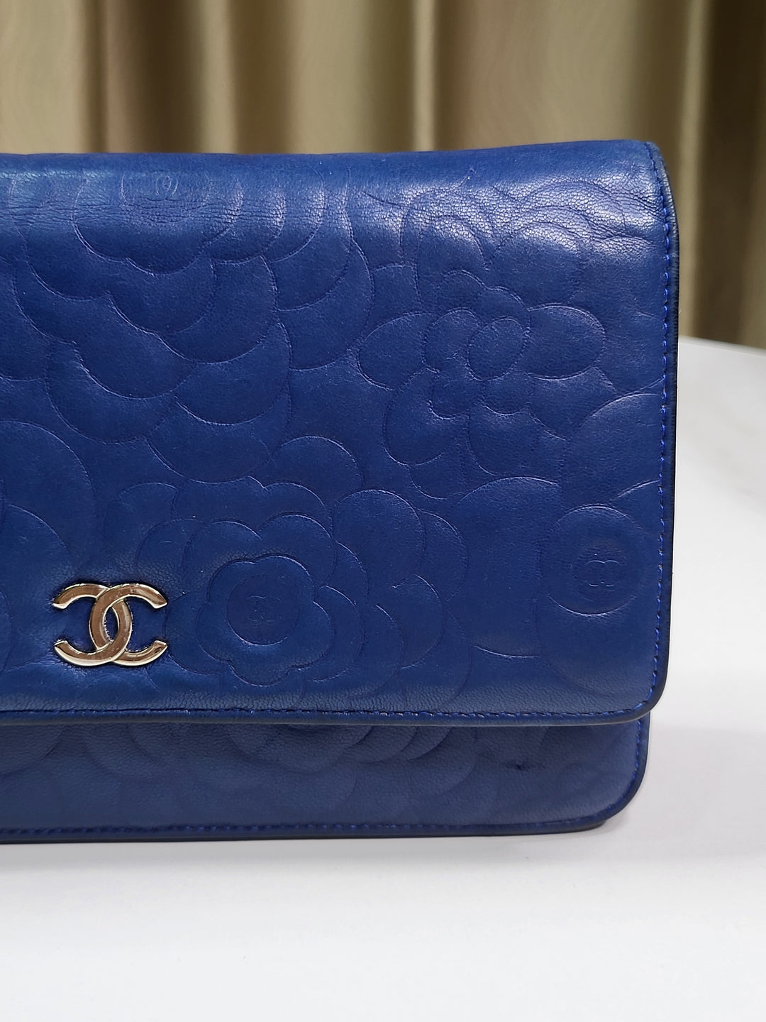 Chanel Camelia Wallet On Chain