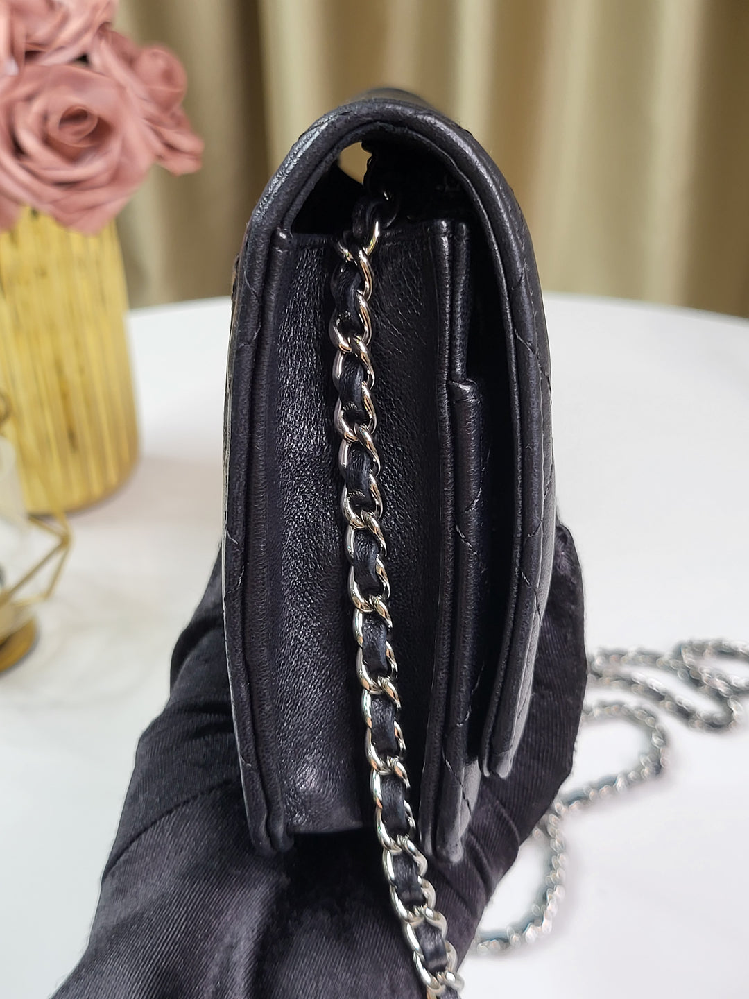 Chanel Lambskin Wallet On Chain