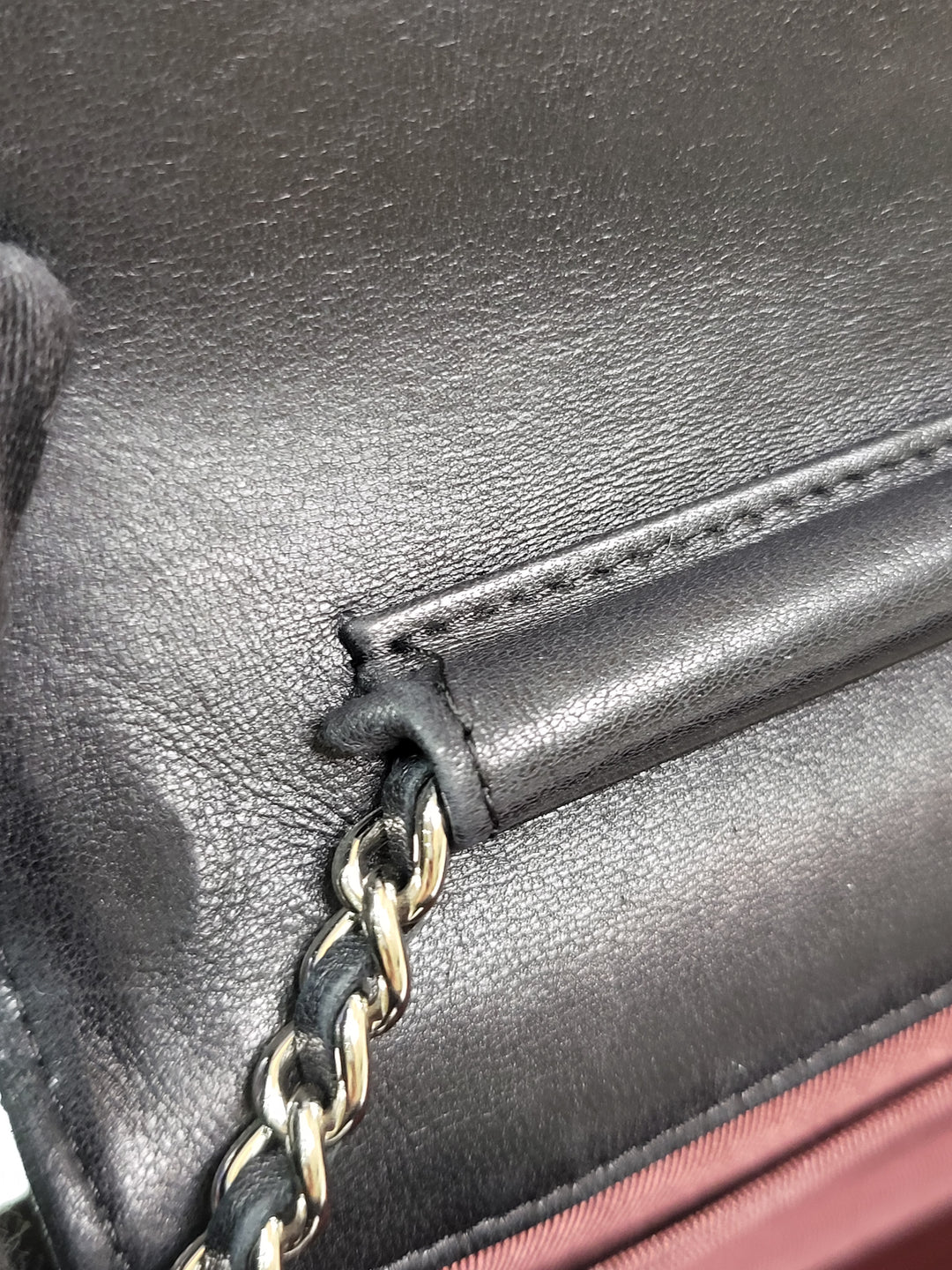 Chanel Lambskin Wallet On Chain