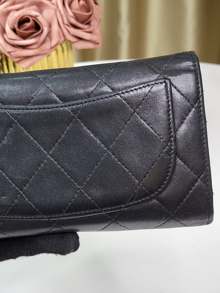 Chanel Lambskin Flap Wallet