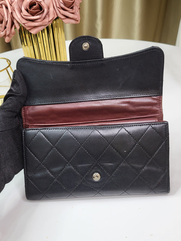 Chanel Lambskin Flap Wallet