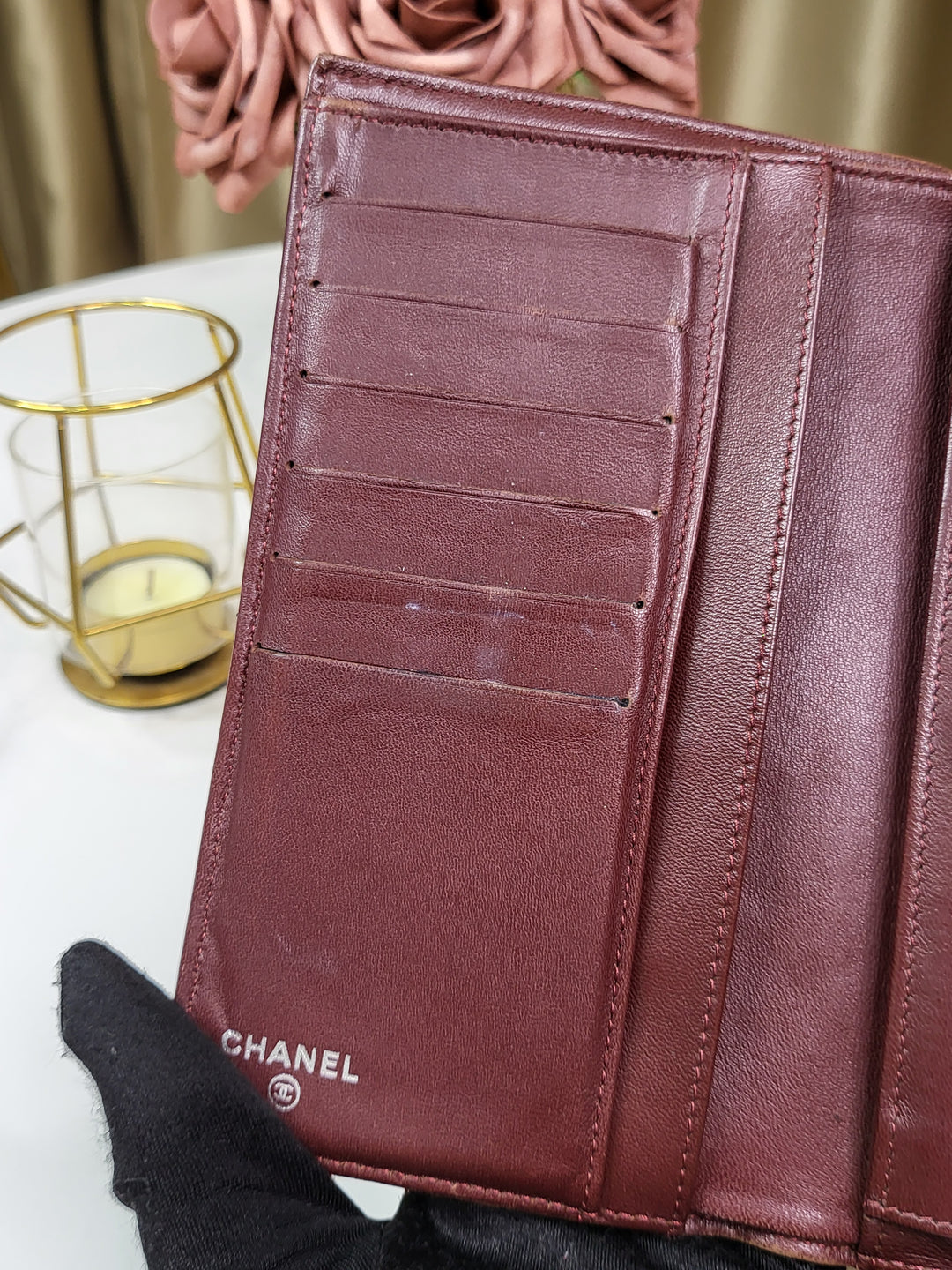 Chanel Lambskin Flap Wallet