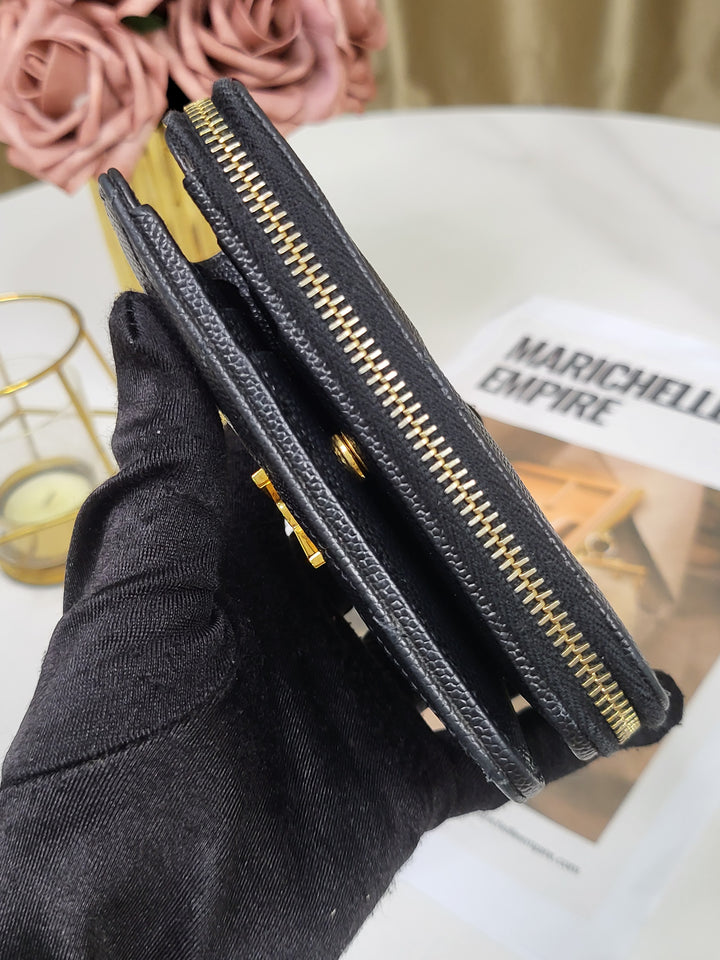 Saint Laurent Compact Zippy Wallet