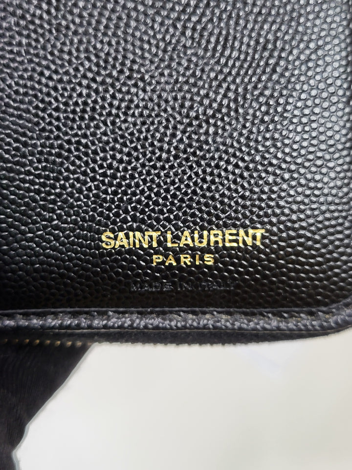 Saint Laurent Compact Zippy Wallet