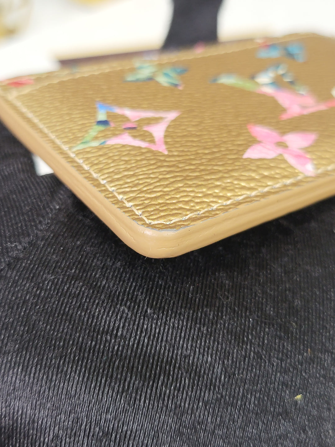 Louis Vuitton Metallic Monogram Garden Card Holder