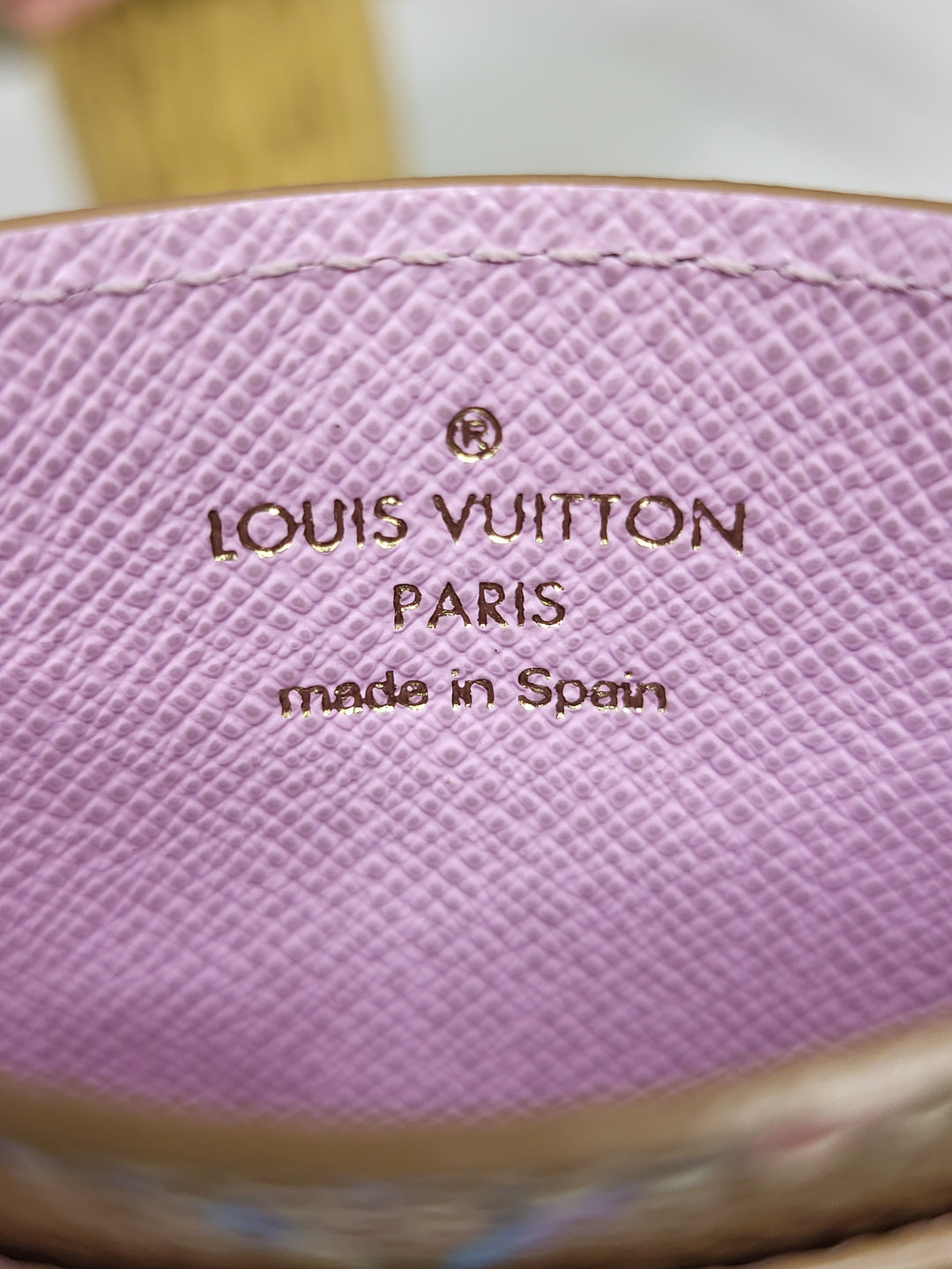 Louis Vuitton Metallic Monogram Garden Card Holder