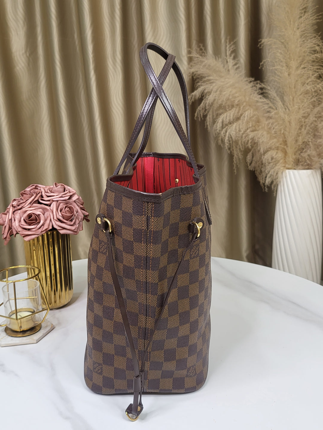 Louis Vuitton Damier Ebene Neverfull MM