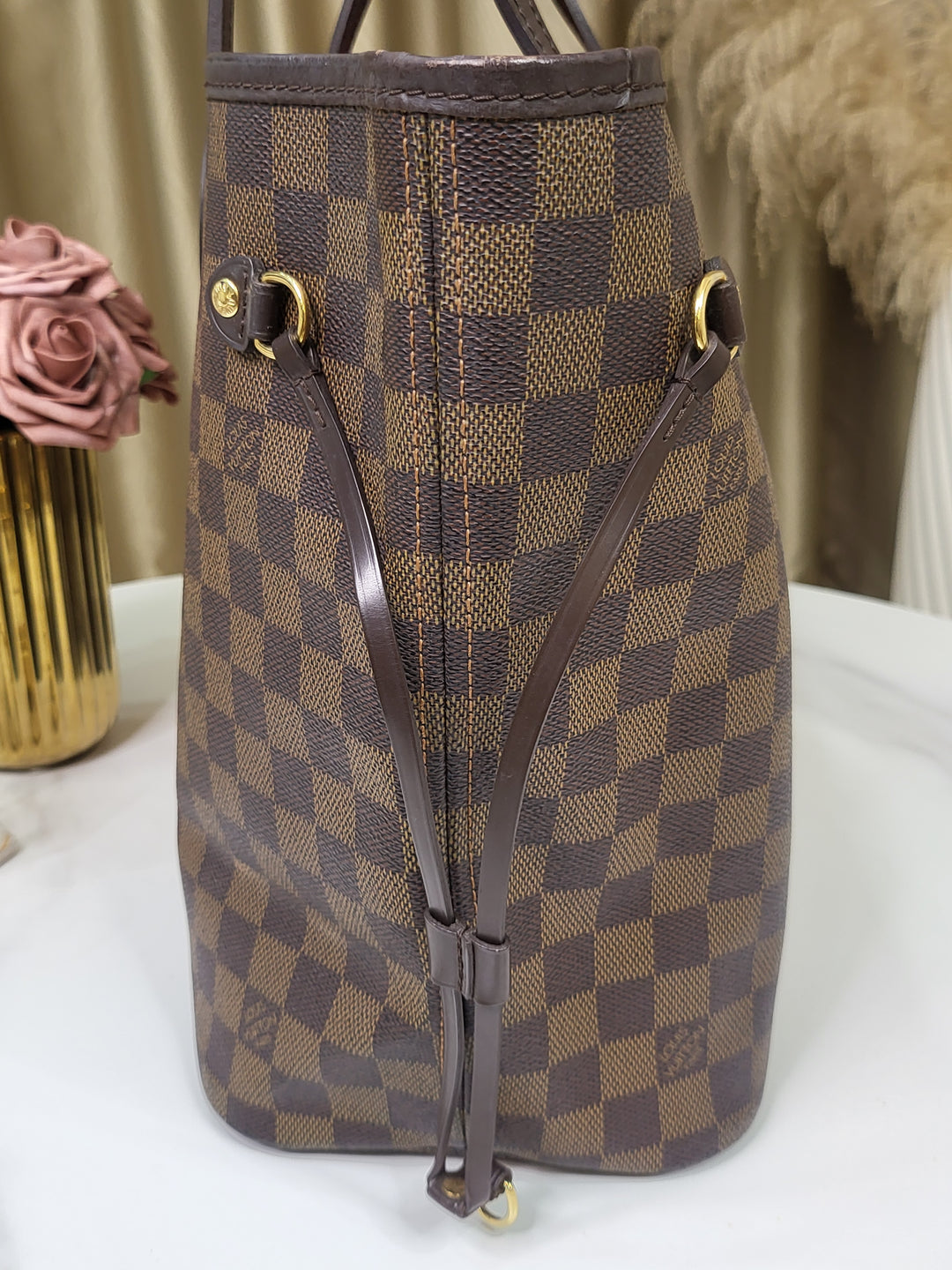 Louis Vuitton Damier Ebene Neverfull MM