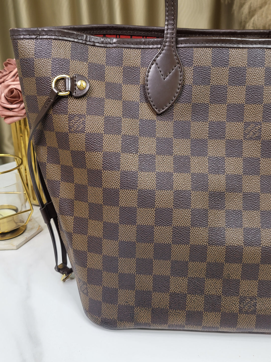 Louis Vuitton Damier Ebene Neverfull MM