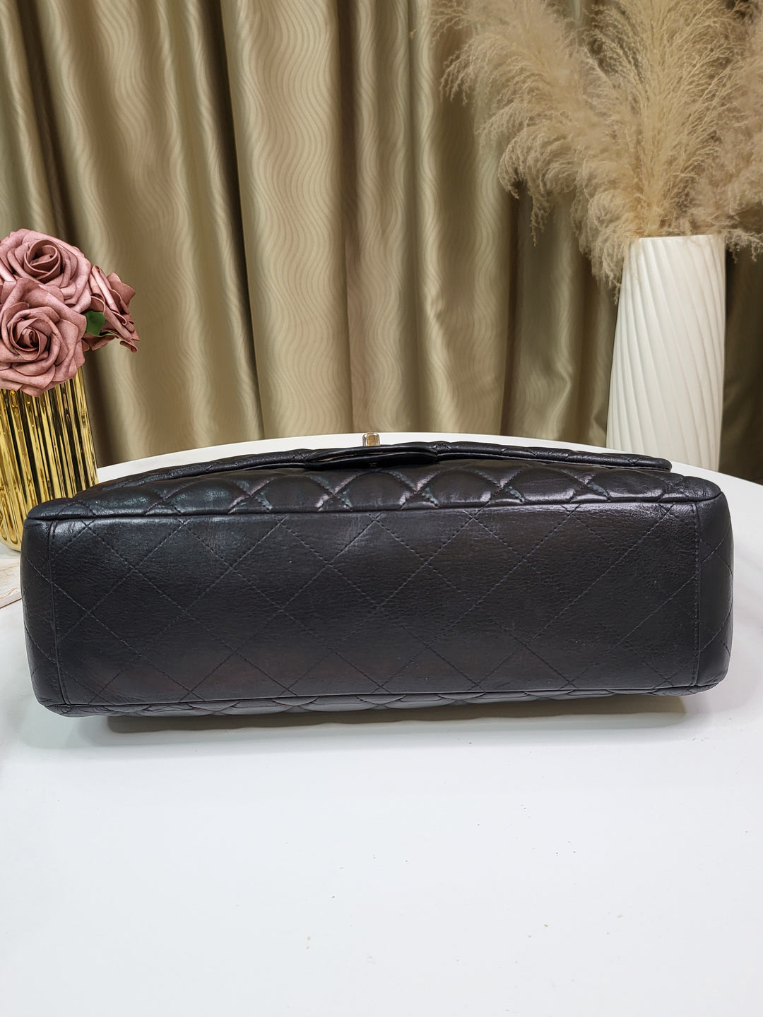 Chanel Lambskin Single Flap Jumbo SHW