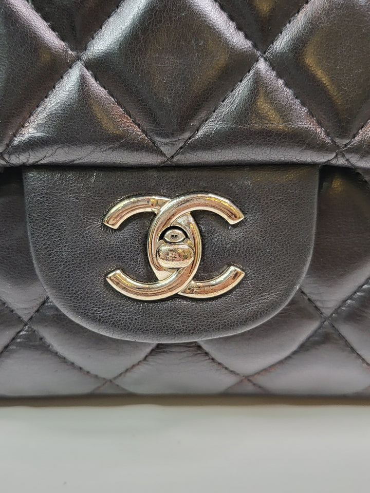 Chanel Lambskin Single Flap Jumbo SHW