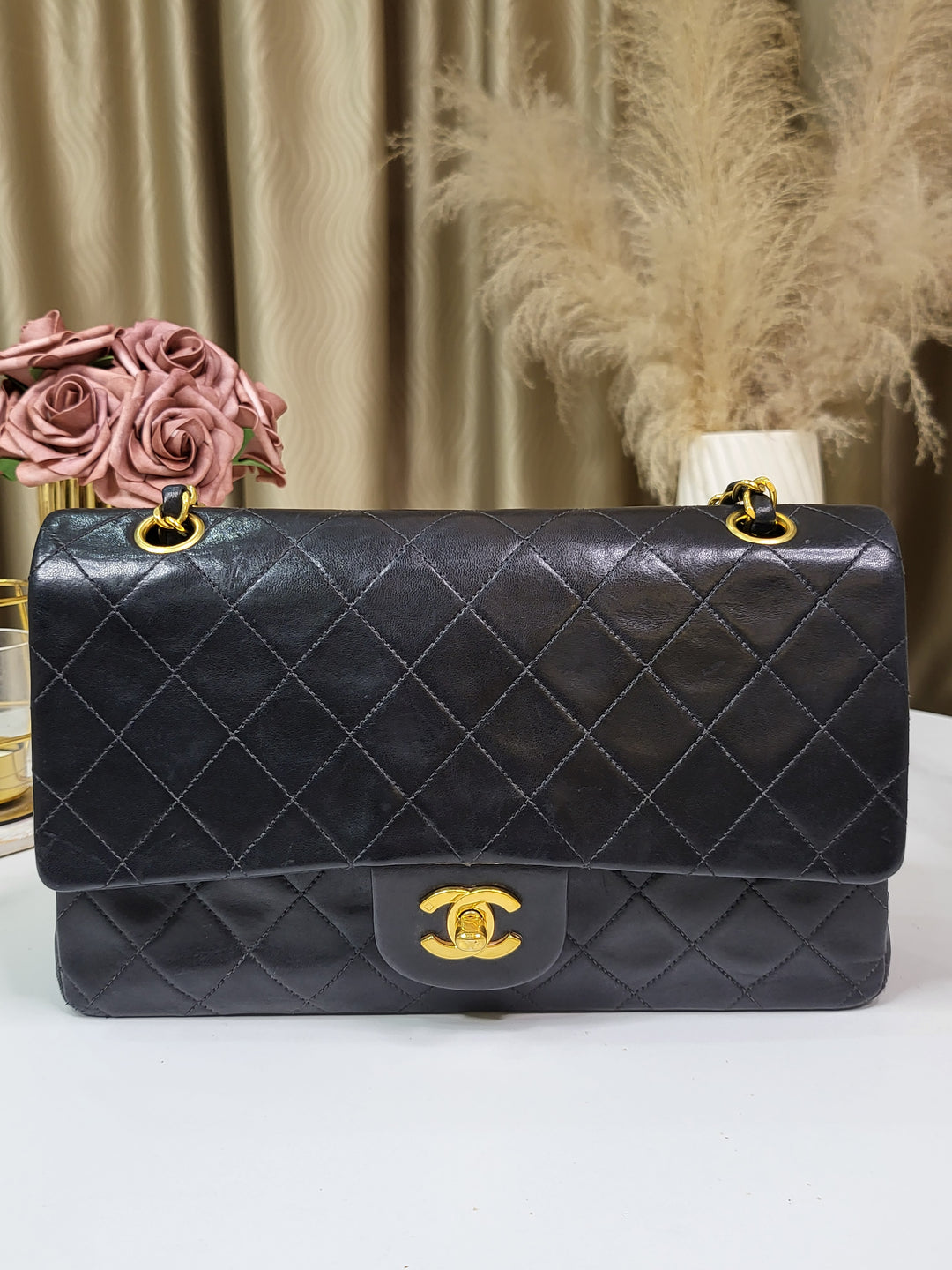 Chanel Lambskin Double Flap Medium