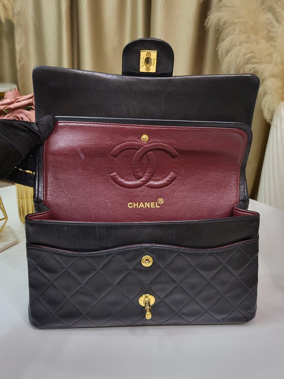 Chanel Lambskin Double Flap Medium