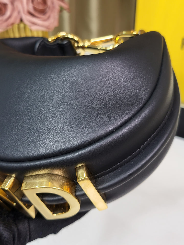 Fendi Nano Fendigraphy Hobo Charm Bag