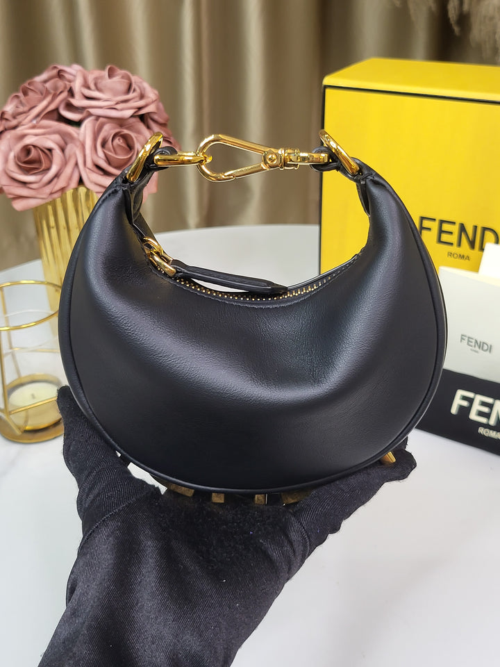 Fendi Nano Fendigraphy Hobo Charm Bag