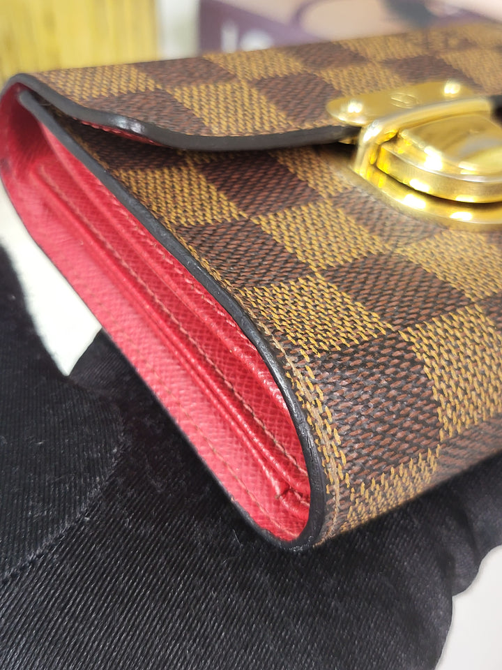 Louis Vuitton Damier Ebene Koala Compact Wallet