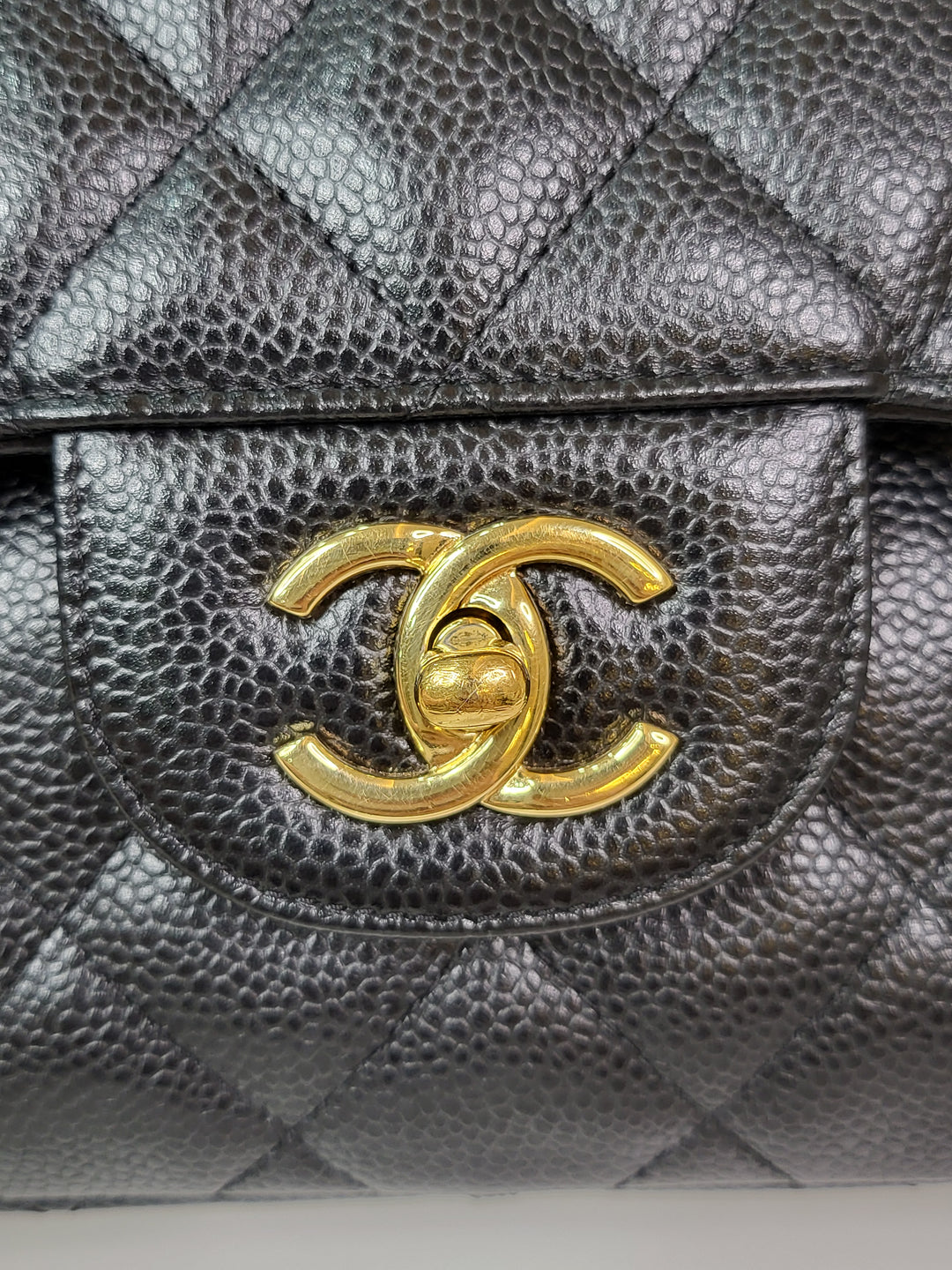 Chanel Caviar Double Flap Jumbo